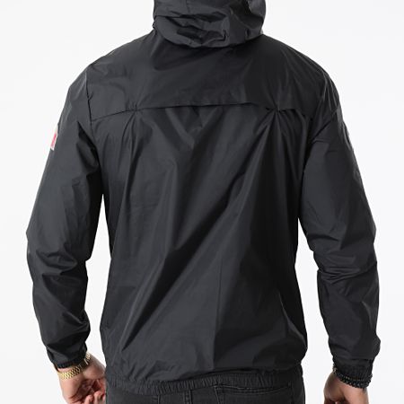 Ellesse - Acera SXG09906 Cortavientos Cuello con Cremallera Reflectante Negro