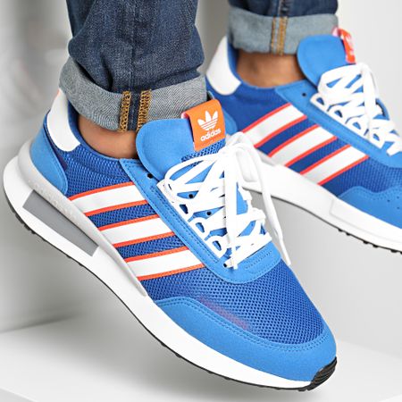 Adidas Originals - Baskets Retroset FW3342 Blue Footwear White Solar Red