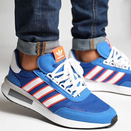 Adidas Originals - Baskets Retroset FW3342 Blue Footwear White Solar Red
