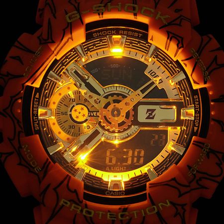 Casio - Montre G-Shock x Dragon Ball Z GA-110JDB-1A4ER Orange