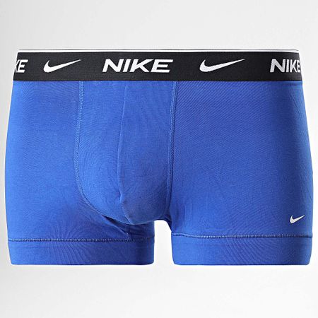 Nike - Pack de 3 bóxers de algodón elástico KE1008 Negro Azul marino Índigo