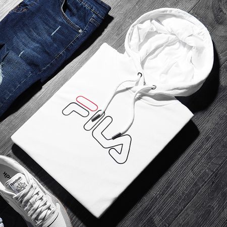 Fila - Sudadera con Capucha Laban 687125 Blanco