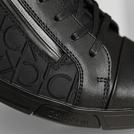 Calvin Klein - Baskets Montantes Berke Hi Top Lace Up F0930 Black Black