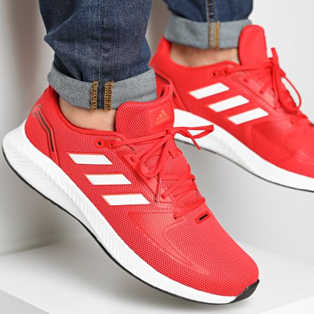Adidas Performance - Baskets Runfalcon 2.0 FZ2805 Vivid Red Footwear White Solar Red