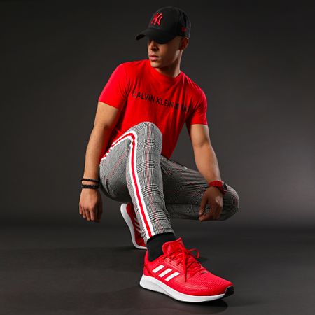 Adidas Performance - Baskets Runfalcon 2.0 FZ2805 Vivid Red Footwear White Solar Red