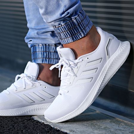 Adidas Performance - Baskets RunFalcon 2 FY9612 Cloud White Silver Metallic