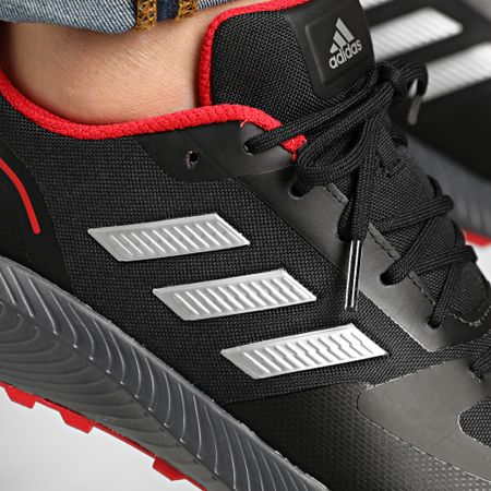 Adidas Performance - RunFalcon 2 TR FZ3577 Core Black Siver Metallic Grey Six Zapatillas