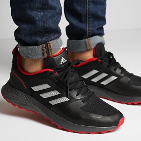 Adidas Performance - RunFalcon 2 TR FZ3577 Core Black Siver Metallic Grey Six Zapatillas