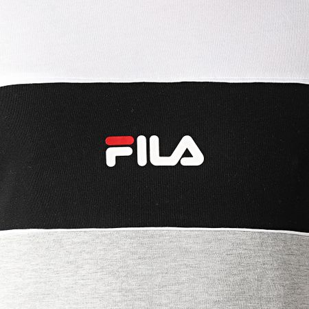 Fila - Camiseta Anoki Blocked 688468 Blanco Negro Gris Heather
