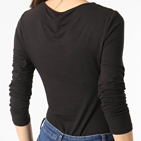 Girls Outfit - Body de manga larga para mujer Jada Negro