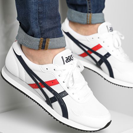 Asics - Zapatillas Tiger Runner 1201A093 Blanco Medianoche