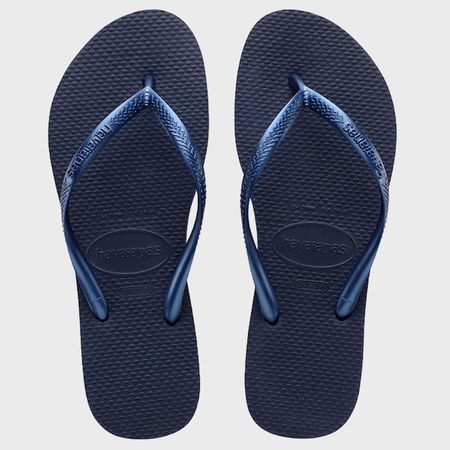 Havaianas - Chanclas Slim Azul Marino Mujer