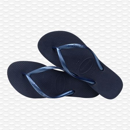 Havaianas - Chanclas Slim Azul Marino Mujer