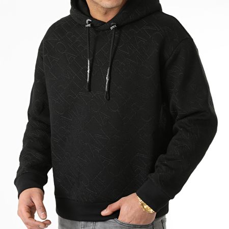 Emporio Armani - Sudadera con capucha 3K1ME4-1JVSZ Negro
