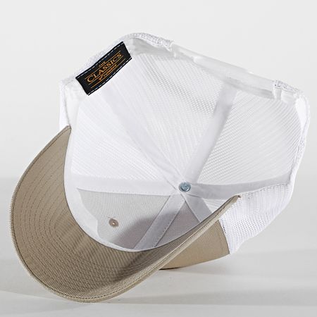 Flexfit - Gorra Trucker Malla 6606T Beige Blanco