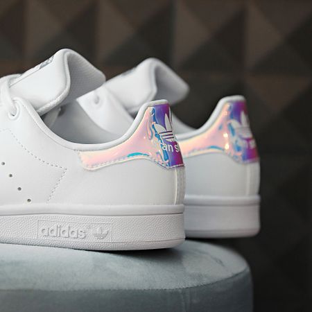 Adidas Originals - Zapatillas Mujer Stan Smith FX7521 Footwear Blancas Plateadas Metálicas