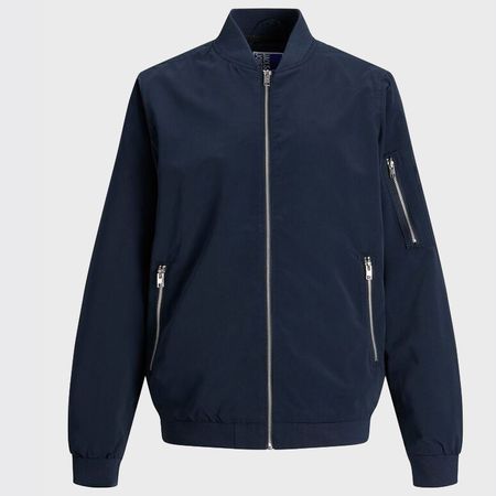 Jack And Jones - Chaqueta bomber para niño Rush Azul marino