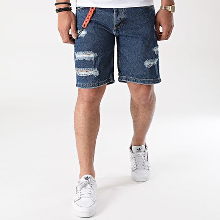 John H - SEU502 Pantalones cortos vaqueros azules