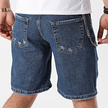 John H - SEU502 Pantalones cortos vaqueros azules