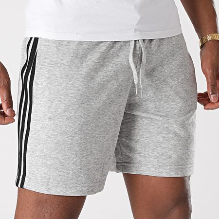 Adidas Performance - GK9599 Pantalón Corto 3 Rayas Gris Intenso