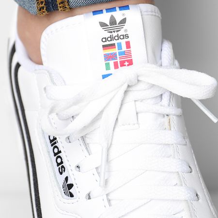 Adidas Originals - Baskets Continental 80 FU9778 Cloud White Core Black