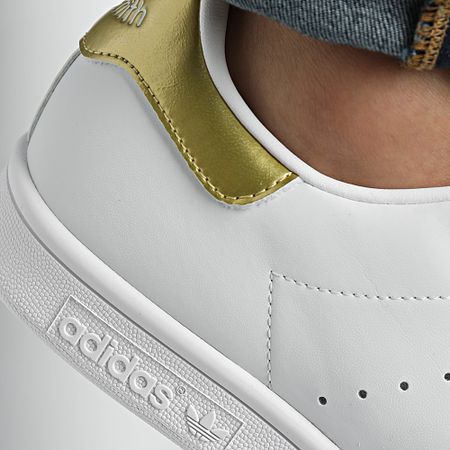 Adidas Originals - Stan Smith G58184 Nube Blanco Oro Metálico Zapatillas de deporte