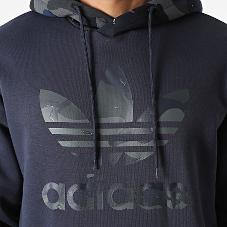 Adidas Originals - Sudadera Camo H13475 Camuflaje Azul Marino