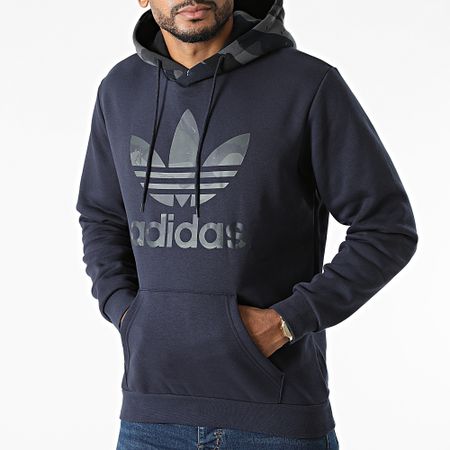 Adidas Originals - Sudadera Camo H13475 Camuflaje Azul Marino