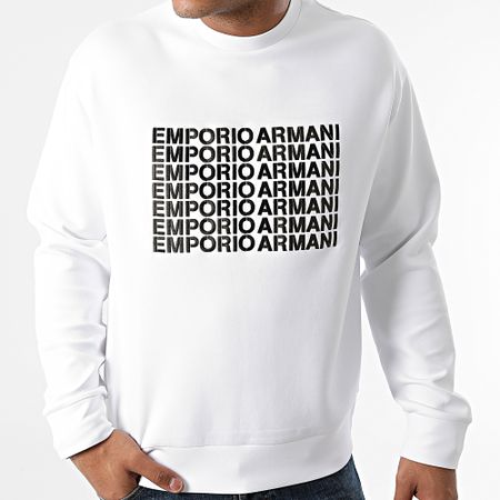 Emporio Armani - Sudadera Cuello Redondo 6K1M62-1JHSZ Blanco