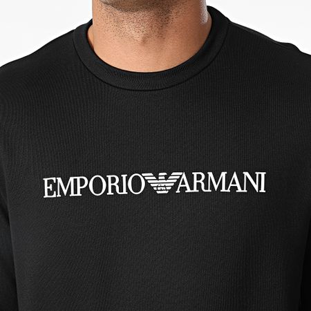 Emporio Armani - Sudadera de cuello redondo 8N1MR6-1JRIZ Negro