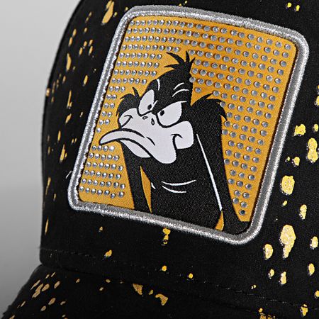 Capslab - Gorra Pato Lucas negro amarillo
