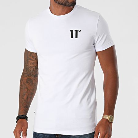11 Degrees - Camiseta Oversize 11D006 Blanco