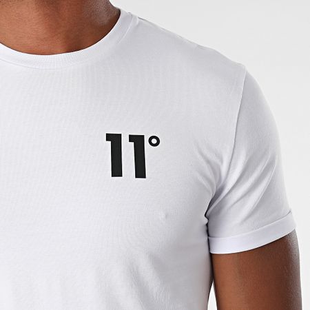 11 Degrees - Camiseta Oversize 11D006 Blanco
