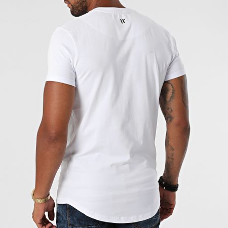 11 Degrees - Camiseta Oversize 11D006 Blanco