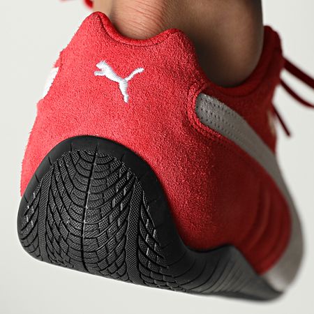 Puma - Zapatillas SpeedCat LS 380173 Alto Riesgo Rojo Puma Blanco
