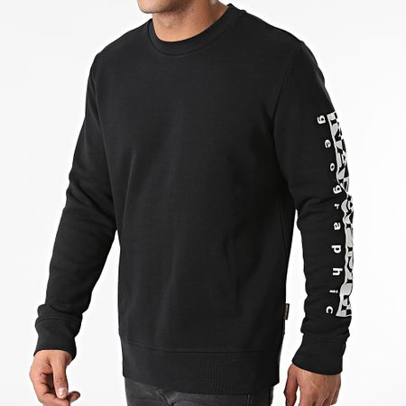 Napapijri - Sudadera Badas C Cuello Redondo A4FQN Negro