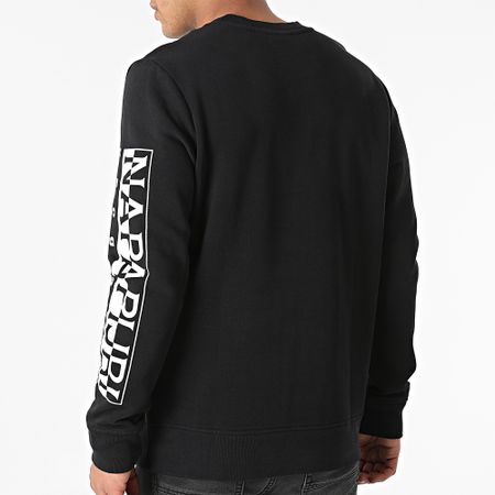 Napapijri - Sudadera Badas C Cuello Redondo A4FQN Negro