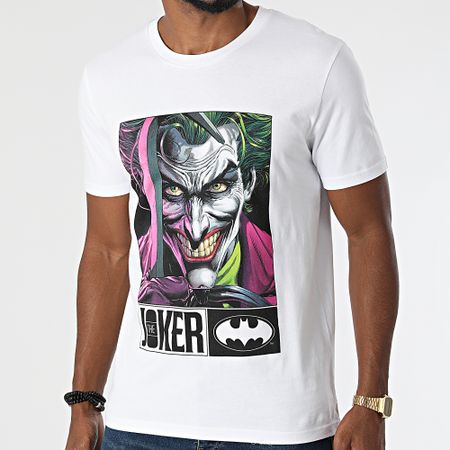 DC Comics - Camiseta Joker Hook Blanco