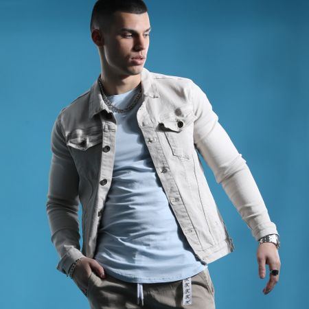 LBO - Chaqueta Jean 1783 Vaquero Beige