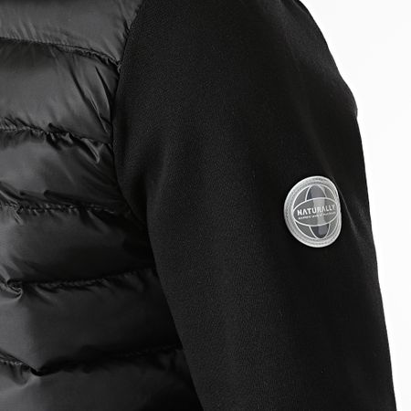 Armita - Chaqueta Cremallera 3485 Negro Camel