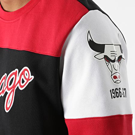 Mitchell and Ness - Sweat Crewneck Chicago Bulls Perfect Season Noir Rouge Blanc