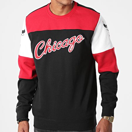 Mitchell and Ness - Sweat Crewneck Chicago Bulls Perfect Season Noir Rouge Blanc