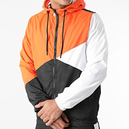 Zayne Paris  - Conjunto Chándal TX-688 Negro Naranja Blanco