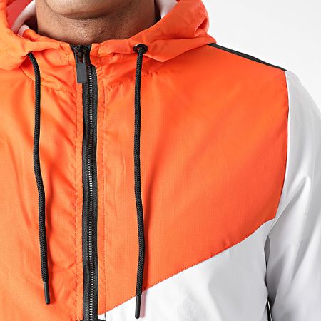 Zayne Paris  - Conjunto Chándal TX-688 Negro Naranja Blanco