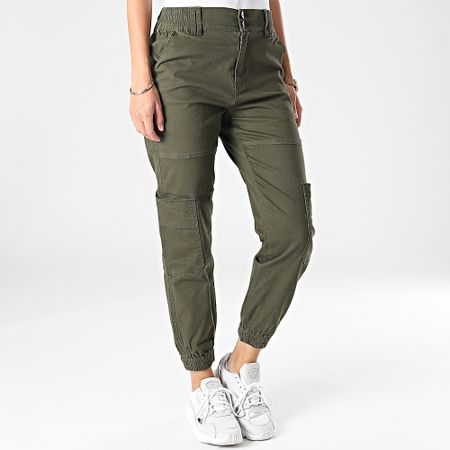 Girls Outfit - Pantalón Jogger Mujer C9111 Verde Caqui