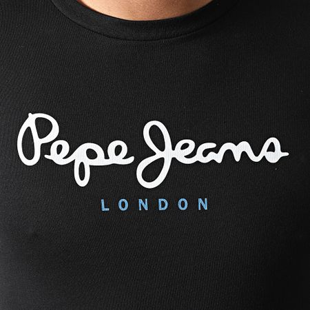 Pepe Jeans - Camiseta manga larga Eggo negra