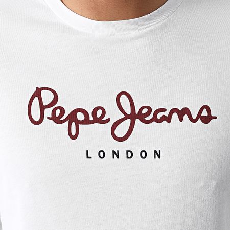 Pepe Jeans - Camiseta de manga larga Eggo blanca