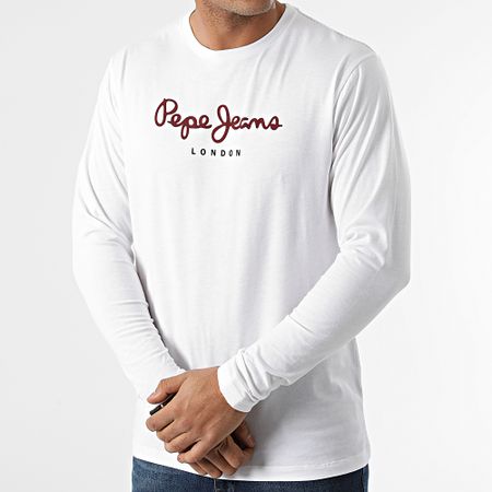 Pepe Jeans - Camiseta de manga larga Eggo blanca