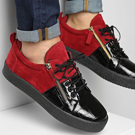 Classic Series - Nac74 Zapatillas rojas negras