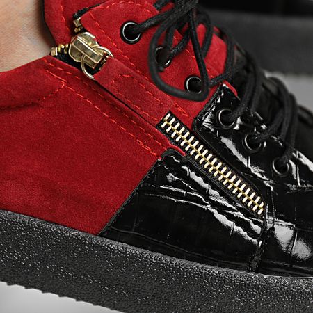 Classic Series - Nac74 Zapatillas rojas negras